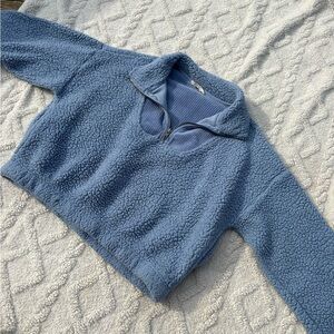 Women’s Cropped Sherpa Sweater